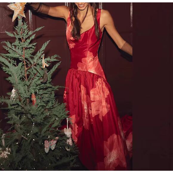 Hutch Ridge Maxi Dress Pink Combo Floral - Picture 1 of 5